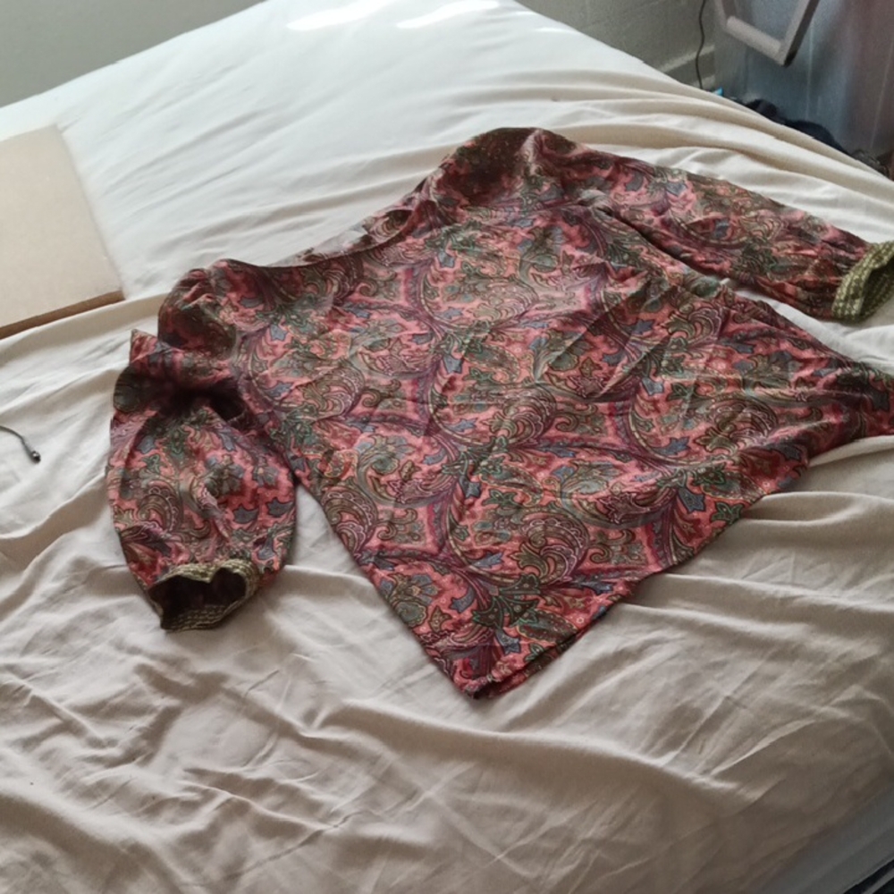 Paisley Long Sleeve Blouse